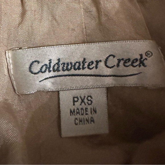 Coldwater Creek Tan Full Midi Skirt, Size XSP - Picture 7 of 9